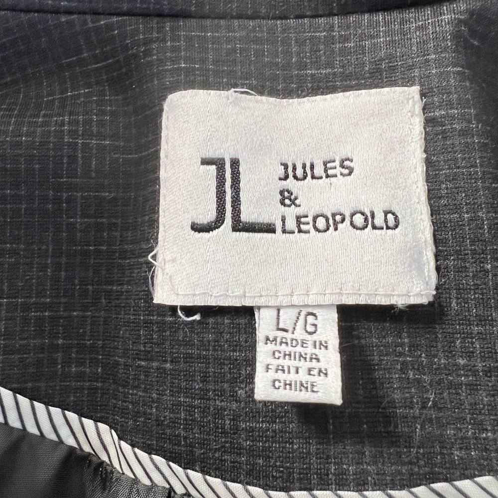 Jules & Leopold Gray Blazer Women's Career Business Jacket Lined Large 8 EUC - Picture 3 of 8